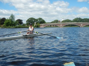 Rowing on the Charles, June 2013