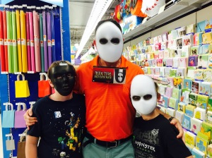 Masks in Party City